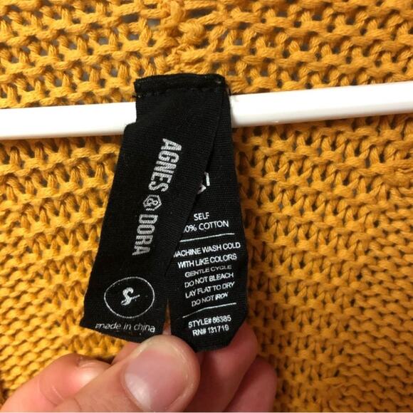 Agnes and Dora tunic length button down knit cardigan. 2x. Long sleeve pockets - Picture 3 of 9